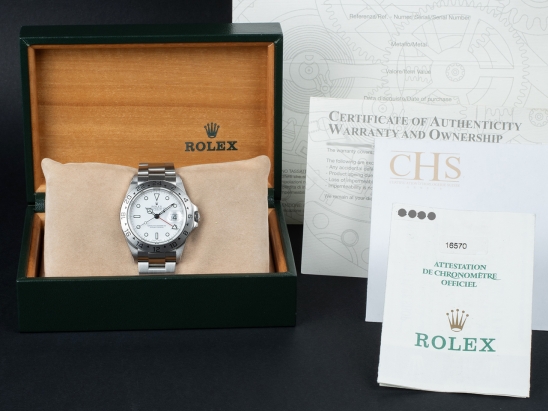 Rolex Explorer II SEL White/Bianco - Rolex Guarantee  Watch  16570